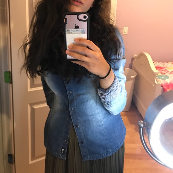 Washed denim shirt - Picture 4 of 5